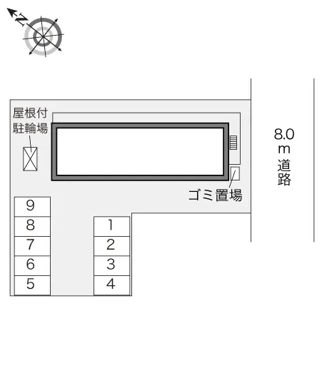 ★手数料０円★札幌市手稲区前田七条　月極駐車場（LP）